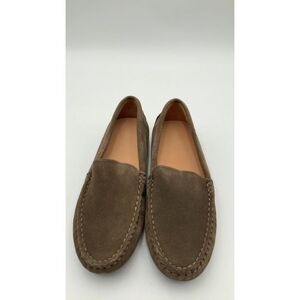 Quince Taupe Suede Moccasins